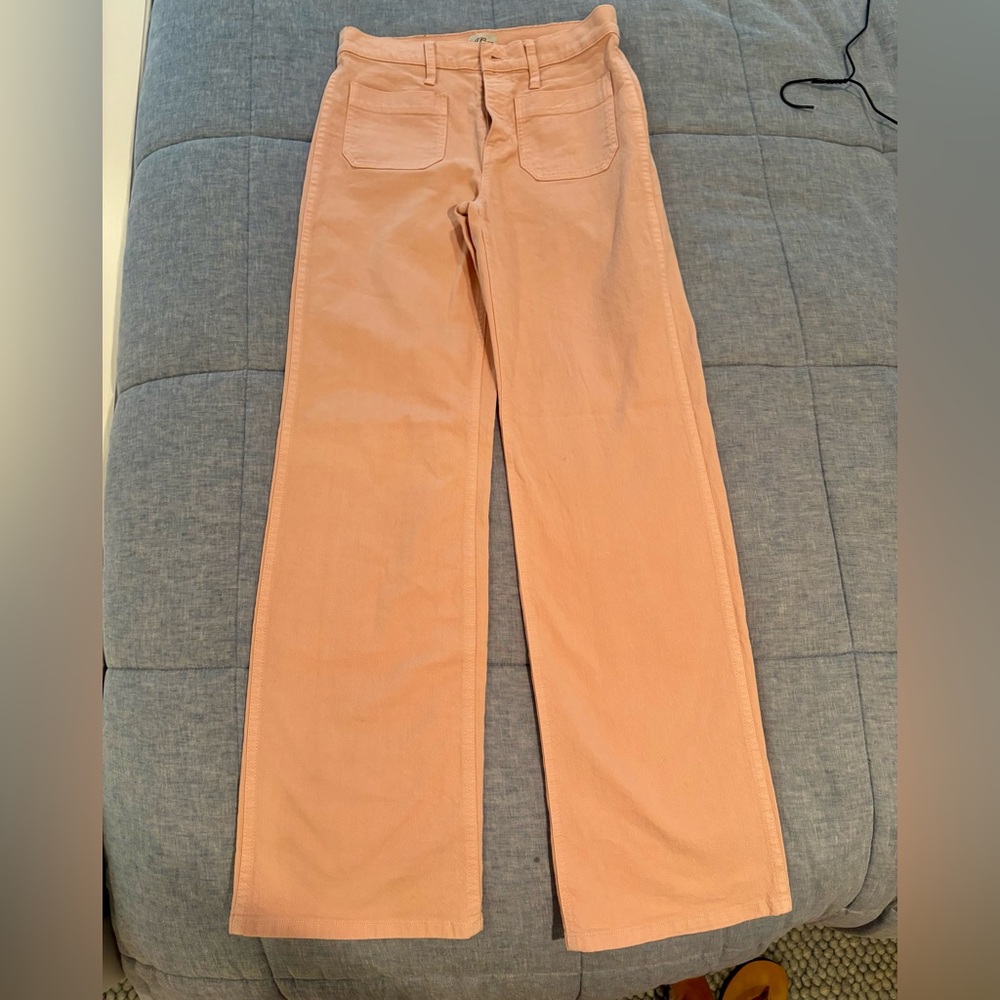 J. Crew Coral Wide-Leg Jeans Size 26 EUC